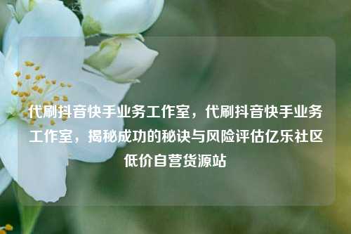 代刷抖音快手业务工作室，代刷抖音快手业务工作室，揭秘成功的秘诀与风险评估亿乐社区低价自营货源站  第1张